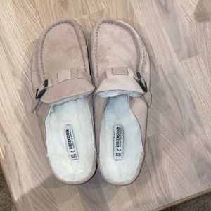 birkenstock buckley shearling mule